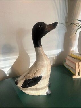 Vintage Wooden Goose Duck